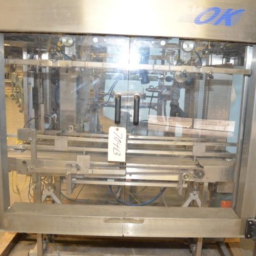 OK Machine Model 200 All S/S Approx 17 BPM Bag Former and Inserter for Bag in Box