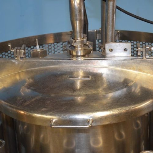 Pfaudler Model RP2514BFT 14 Head S/S Rotary Bottom Up Fill Piston Filler