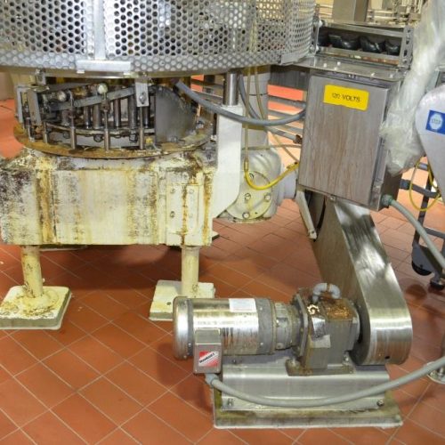 Pfaudler Model RP2514BFT 14 Head S/S Rotary Bottom Up Fill Piston Filler