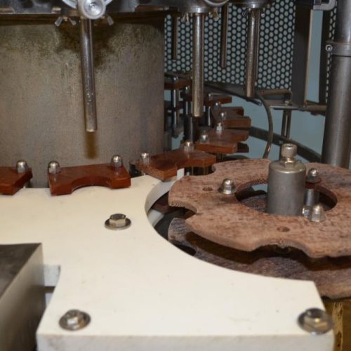Pfaudler Model RP2514BFT 14 Head S/S Rotary Bottom Up Fill Piston Filler