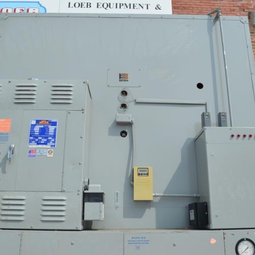 Bryan Model 135RVJ4T5-72×1500 Electric 135 KW, 150 PSI, 443 MBH Output Water Boiler
