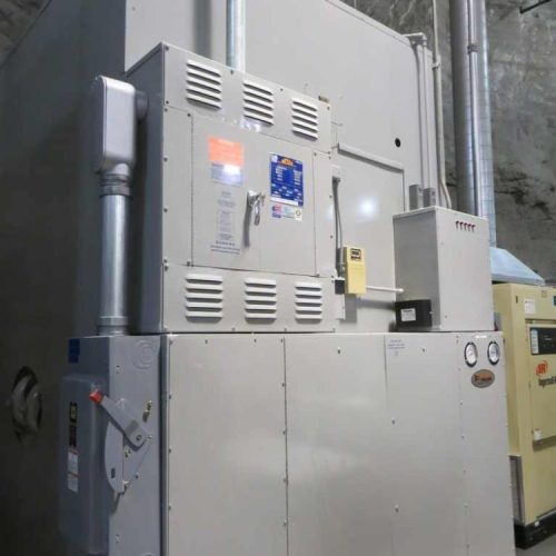 Bryan Model 135RVJ4T5-72×1500 Electric 135 KW, 150 PSI, 443 MBH Output Water Boiler
