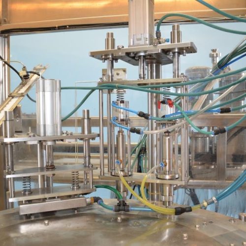 PSG YUE Model 20 S/S Rotary Pre Formed Pouch Filling and Capping Machine