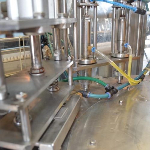 PSG YUE Model 20 S/S Rotary Pre Formed Pouch Filling and Capping Machine