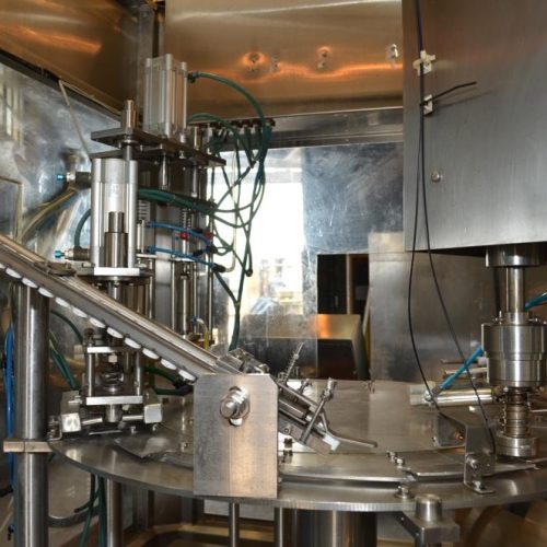 PSG YUE Model 20 S/S Rotary Pre Formed Pouch Filling and Capping Machine