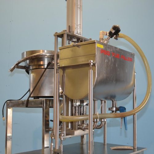 PSG YUE Model 20 S/S Rotary Pre Formed Pouch Filling and Capping Machine