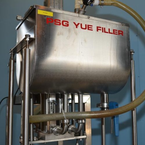 PSG YUE Model 20 S/S Rotary Pre Formed Pouch Filling and Capping Machine