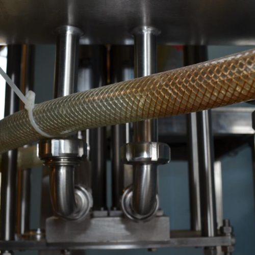 PSG YUE Model 20 S/S Rotary Pre Formed Pouch Filling and Capping Machine