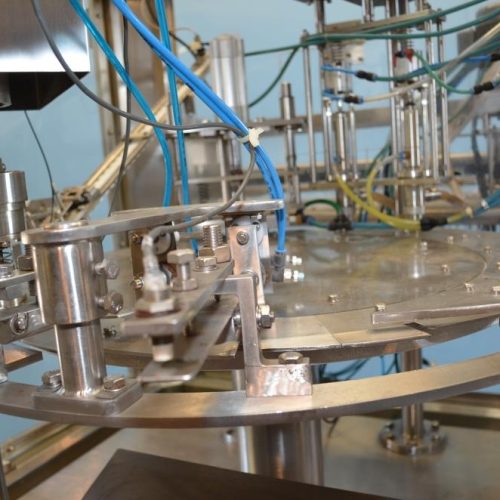 PSG YUE Model 20 S/S Rotary Pre Formed Pouch Filling and Capping Machine