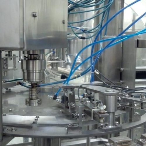 PSG YUE Model 20 S/S Rotary Pre Formed Pouch Filling and Capping Machine