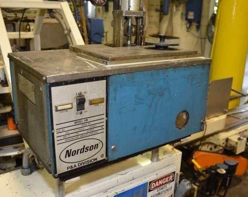 McDowell Model1100 Automatic Top Only Case Sealer W/ Nordson Model HM Hot Melt
