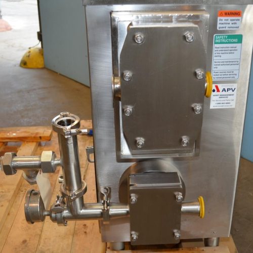 UNUSED APV Twin 3 HP and 10 HP S/S Positive Displacement Pump in S/S Cabinet