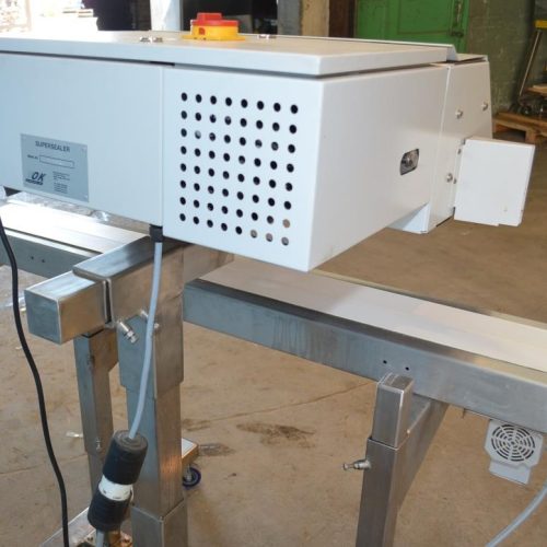 OK International Model SS1 Superseal 24 in 120 FPM Hot Air Bag Sealer