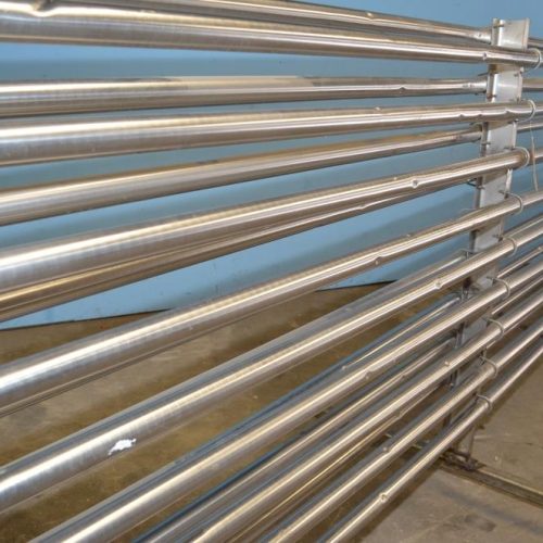 22 Linear Feet 8 Loop S/S Tube in Tube Heat Exchanger with 1 3/8 in Dia Piping