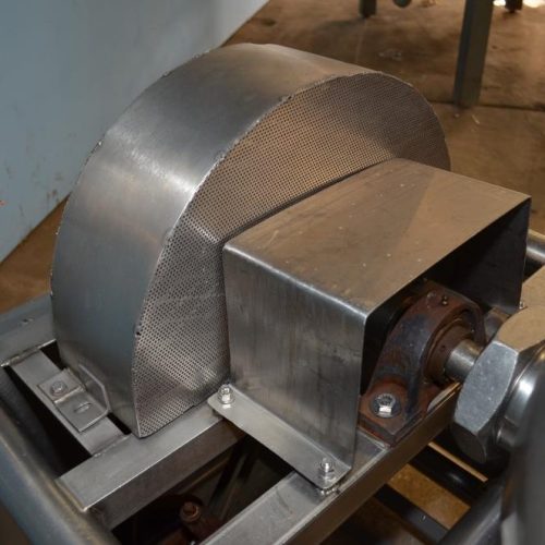 75 Gallon Pfaudler S/S Horiz Single Wall Squirrel Cage Agitated Tank on S/S Frame