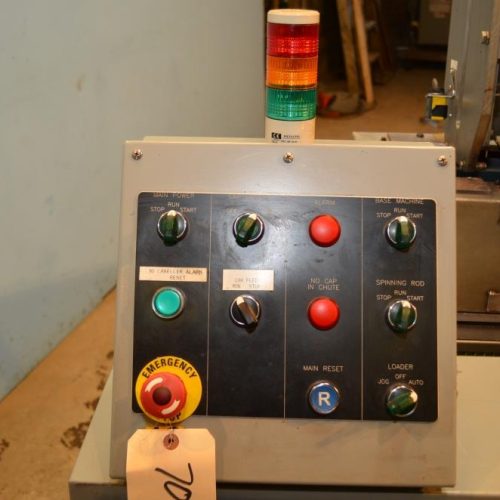 Holmatic S/S Overcapper Currently Set For 603 Lids With Holmatic SM1000 Lid Feeder