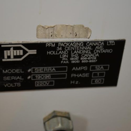 PFM Sierra Flow Through 9 in W Fin Seal Registered Film Wrapper
