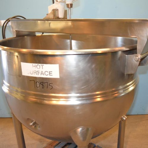 300 Gallon Hamilton Model SA S/S Jacketed Prop Agitated Kettle