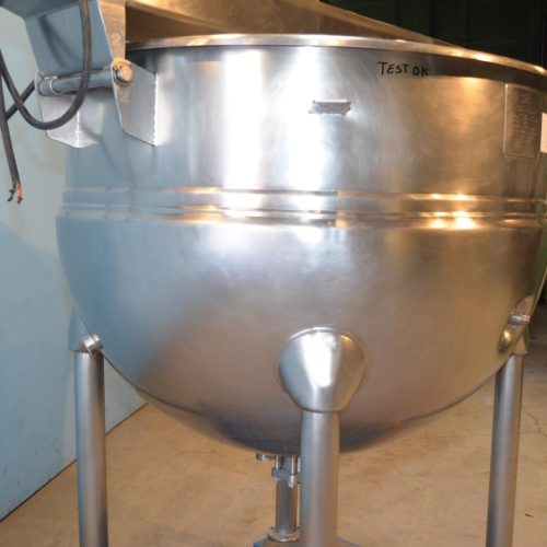 300 Gallon Hamilton Model SA S/S Jacketed Prop Agitated Kettle