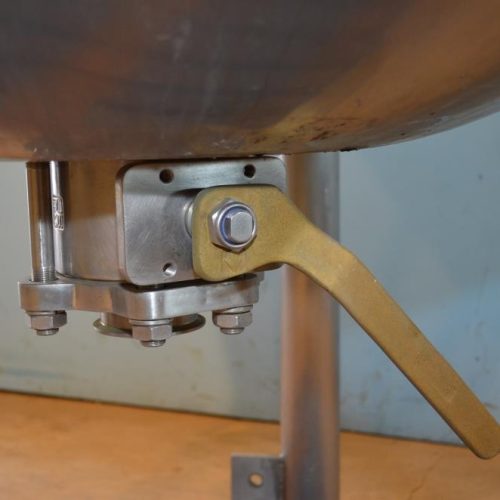 300 Gallon Hamilton Model SA S/S Jacketed Prop Agitated Kettle