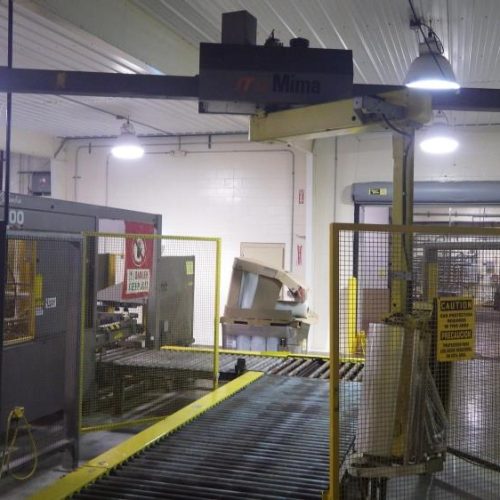 ITW Mima Model KC500 Straddle Pallet Stretch Wrapper