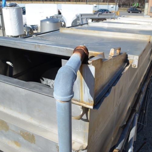 Rietz 46in Dia x 21ft L S/S Model TL46K2220 Steam Injection Blancher