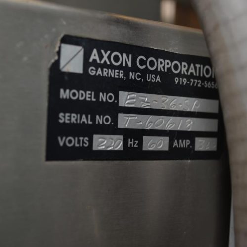 Axon Model EX36SR 7 in W x 13.5 in H Aperture  Mounted on 115 in L Conveyor