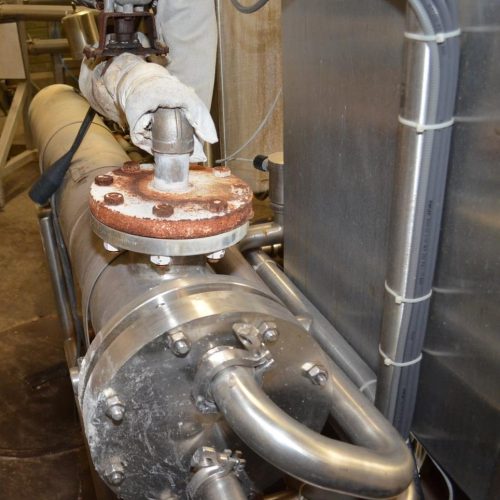 Klenzade S/S Skid Mounted Single Tank CIP System Heat Exchanger, Pump, Chart Recorder