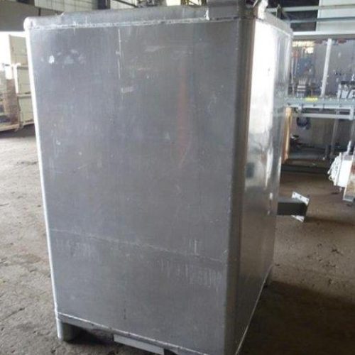 70 Cu Ft Tote Systems S/S Stackable Single Wall Vertical Tote