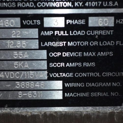 Jones Wraptor Continuous Motion 150 CPM S/S Wrap Tuck/Lock Style Sleever