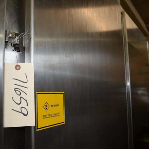 165 in W x 90 in H x 20 in D S/S (4) Door Electrical Control Enclosure