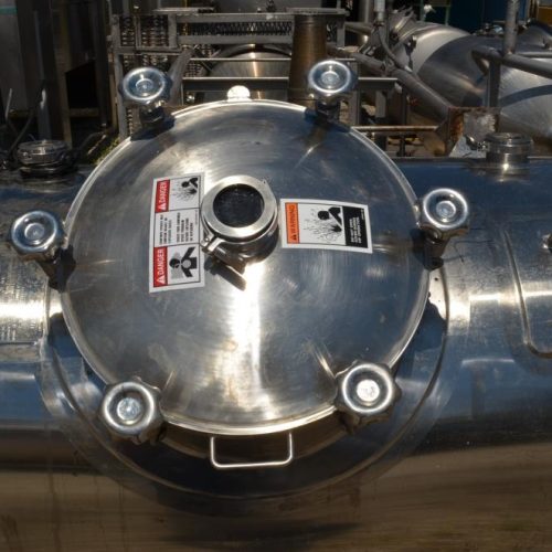 200 Gallon Walker 316 S/S Vertical Deaerator Pressure Tank