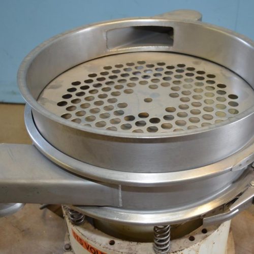 Sweco Model LS18S33A 16 in Dia S/S Single Deck Sifter With Dual Discharge