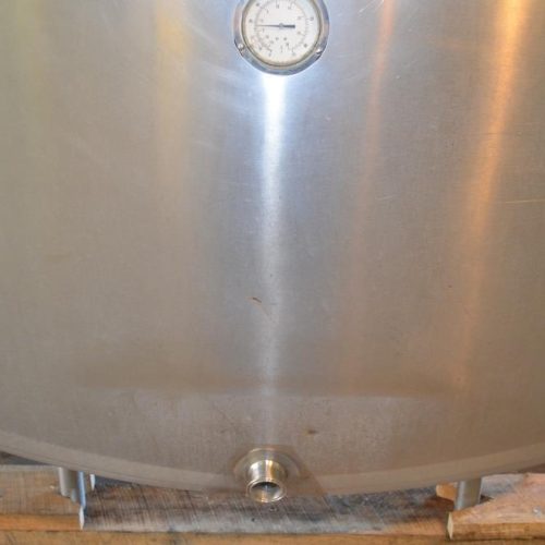 600 Gallon DeLaval ET600 S/S Horizontal Prop Agitated Refrigerated Tank