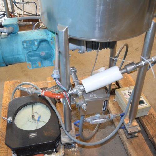 15 Gal Walker Model PZP S/S Bottom Turbine Agitated Pressure Tank with Fixed Baffle