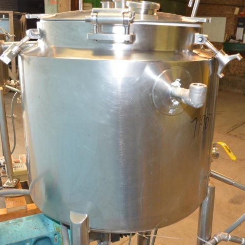 15 Gal Walker Model PZP S/S Bottom Turbine Agitated Pressure Tank with Fixed Baffle