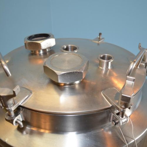 15 Gal Walker Model PZP S/S Bottom Turbine Agitated Pressure Tank with Fixed Baffle