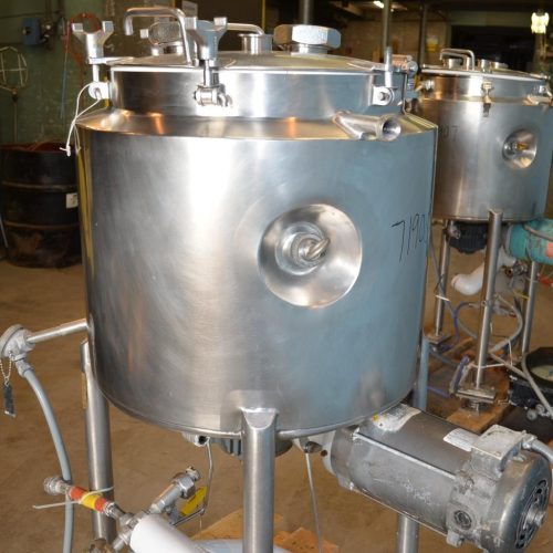 15 Gal Walker Model PZP S/S Bottom Turbine Agitated Pressure Tank with Fixed Baffle