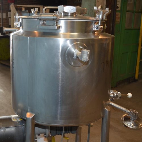 15 Gal Walker Model PZP S/S Bottom Turbine Agitated Pressure Tank with Fixed Baffle