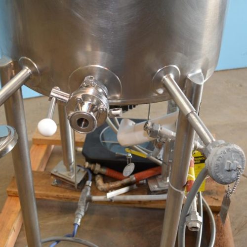 15 Gal Walker Model PZP S/S Bottom Turbine Agitated Pressure Tank with Fixed Baffle