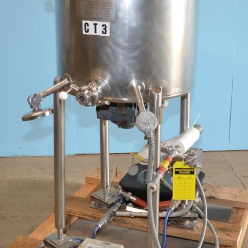 15 Gal Walker Model PZP S/S Bottom Turbine Agitated Pressure Tank with Fixed Baffle