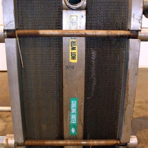 Alfa Laval Model A10RCF S/S 524 Sq Ft Plate and Frame Heat Exchanger