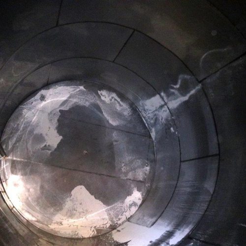 18,000 Gallon 316 S/S Vertical Single Wall Bulk Holding Tank