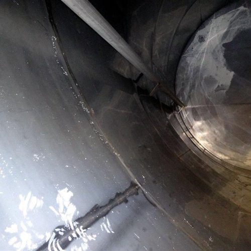 18,000 Gallon 316 S/S Vertical Single Wall Bulk Holding Tank