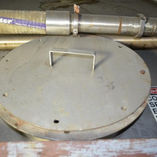 18,000 Gallon 316 S/S Vertical Single Wall Bulk Holding Tank