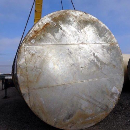 18,000 Gallon 316 S/S Vertical Single Wall Bulk Holding Tank