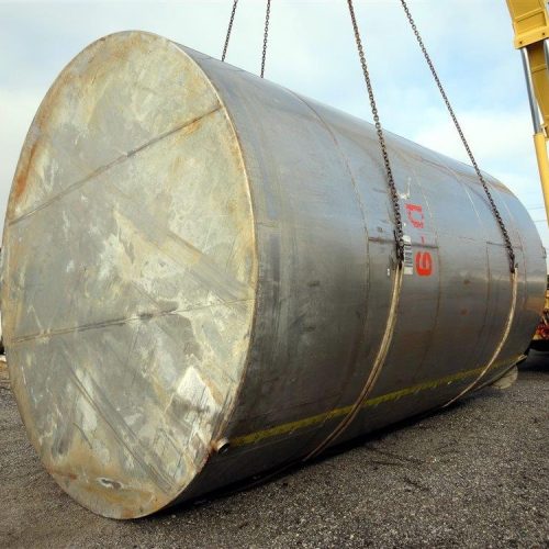 18,000 Gallon 316 S/S Vertical Single Wall Bulk Holding Tank