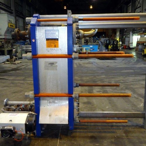 Alfa Laval Model M15FFD S/S 674 Sq Ft Plate and Frame Heat Exchanger
