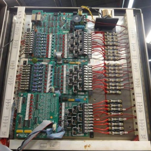 Hartness Model 825 Auto 35 CPM S/S Drop Case Packer For Round Containers