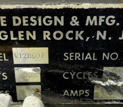 Circle Model V12H60 Liquid 12 in Wide Vertical Form Fill and Seal Machine